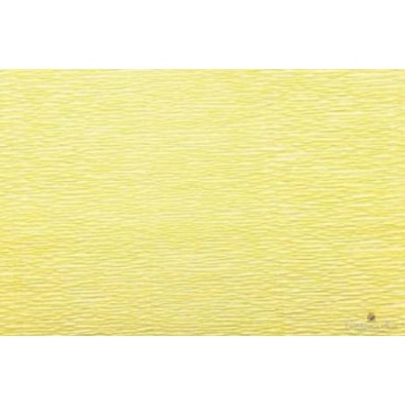 CARTA CRESPA gr.180 ROTOLO cm.50x250 GIALLO CANARINO 574 CR