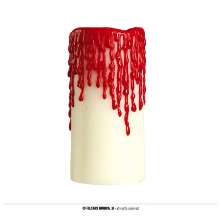 CANDELA SANGUE GRANDE 10x5cm