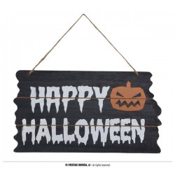CARTELLO HAPPY HALLOWEEN 34x19cm