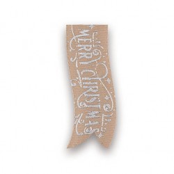 RONDELLA NASTRO TESSUTO MERRY CHRISTMAS 622 mm25x15mt...