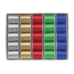 ROCCHETTO NASTRO SPLENDID GOFFRATO 6805 mm10x10mt ASS.TI 1pz