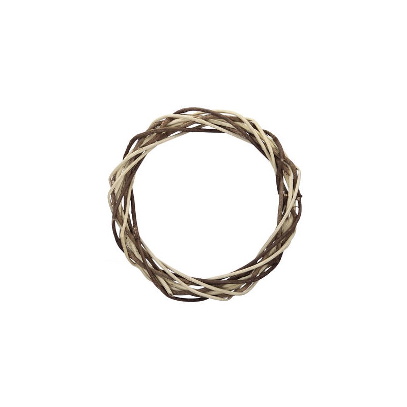 CORONE BICOLOR INTRECCIATE ECO ø15cm 7PZ