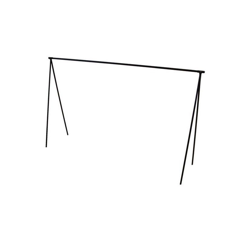 STRUTTURA IN METALLO NERO DA TAVOLO 160x40x96cm