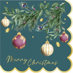 TOVAGLIOLI 33x33 CHRISTMAS DANDY OTTANIO 3V 16pz