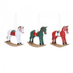 CAVALLO A DONDOLO C/APPENDINO H.7cm 3ass.1pz