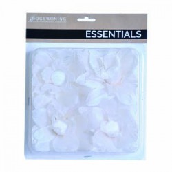 FIORI BIANCHI CON CLIP 24cm