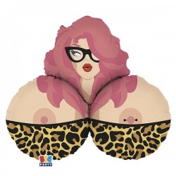 PALLONE MYLAR BIG SEXY GIRL 88x77cm