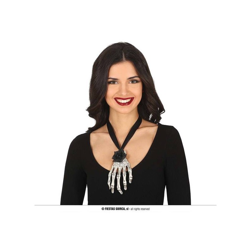 COLLANA MANO SCHELETRO