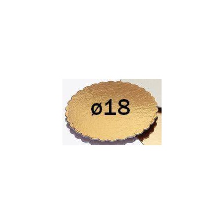 DISCHI CARTONE ORO/NERO CAPPATI 2000gr/mq ø18 10kg