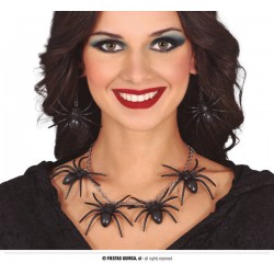 SET COLLANA ORECCHINI RAGNI