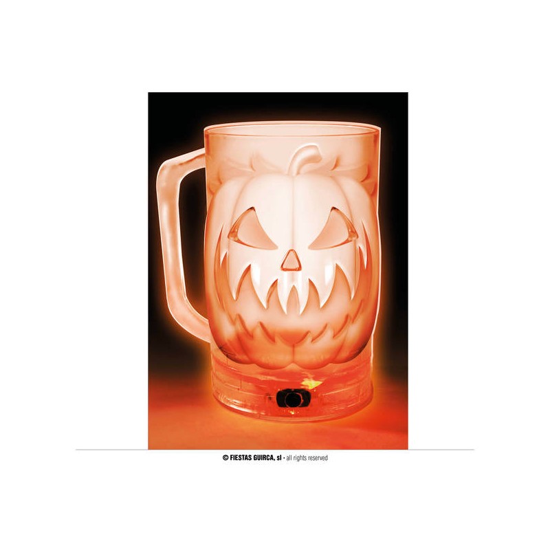 BOCCALE CON LUCE 10x14 cm ZUCCA