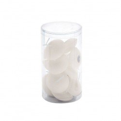 CANDELA GALLEGGIANTE 4,5x2cm AVORIO 15pz