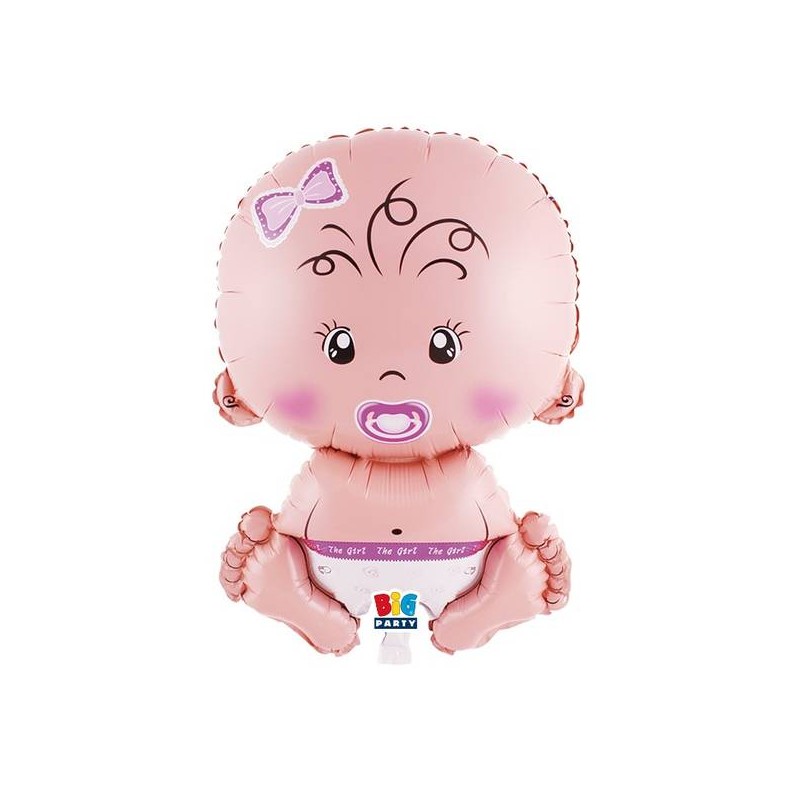 PALLONCINO MYLAR 43x82cm BABY GIRL