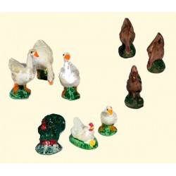 ANIMALI DA CORTILE 3pz 3mod.