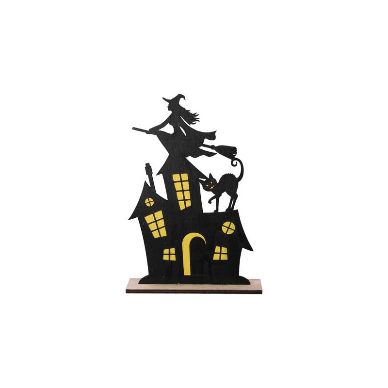 SAGOMA LEGNO ALBERO E SOGGETTI 20x30cm