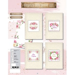 BIGLIETTO AUGURI NATURAL ELEGANZA DELLA PEONIA 1121/G