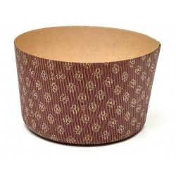 FORMA COTTURA PANETTONE ALTO 500gr RIGIDO ø134x95mm 2 PEZZI
