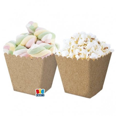 SWEETY BOX 6,5x8x6,5cm KRAFT AVANA 6pz