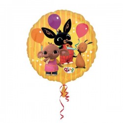 PALLONCINI MYLAR BING & FRIEND GIALLO 45cm