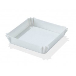 PIROTTINO SLIM QUADRATO CUP Q BIANCO mm33,5x33,5x8 160pz