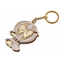 PORTA CHIAVI MONGOLFIERA PLEXI ORO H.6,5cm 12pz