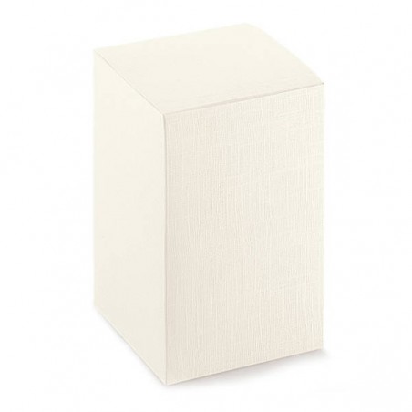 SCATOLA ASTUCCIO SETA BIANCO 10x10x12cm 10pz
