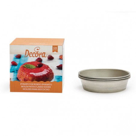 STAMPI ALLUMINIO BORDO SVASATO ø8x2 10pz