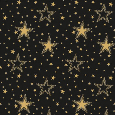 TOVAGLIOLI 33x33cm NIGHT SKY GOLD/BLACK 20pz