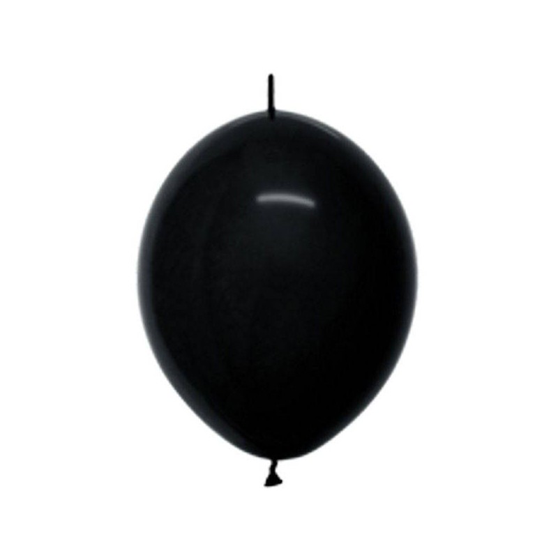 PALLONCINI LATTICE LINK 12 30cm 25pz NERO SEMPRETEX