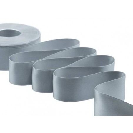 NASTRO DOPPIO RASO mm40x25mt COL.75 GRIGIO SCURO FUR