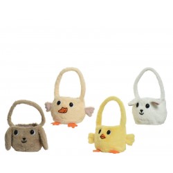 CESTINO C/ANIMALI 15x14cm 4ass.ti 1pz