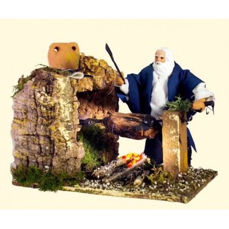 PORCHETTAIO IN MOVEIMENTO 14x9x15cm