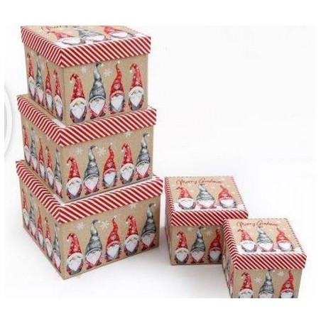 SCATOLA GNOMI QUADRATA 3/5