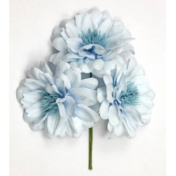 FIORE POSITANO LIGHT BLUE Ø8cm mazzetto 12pz