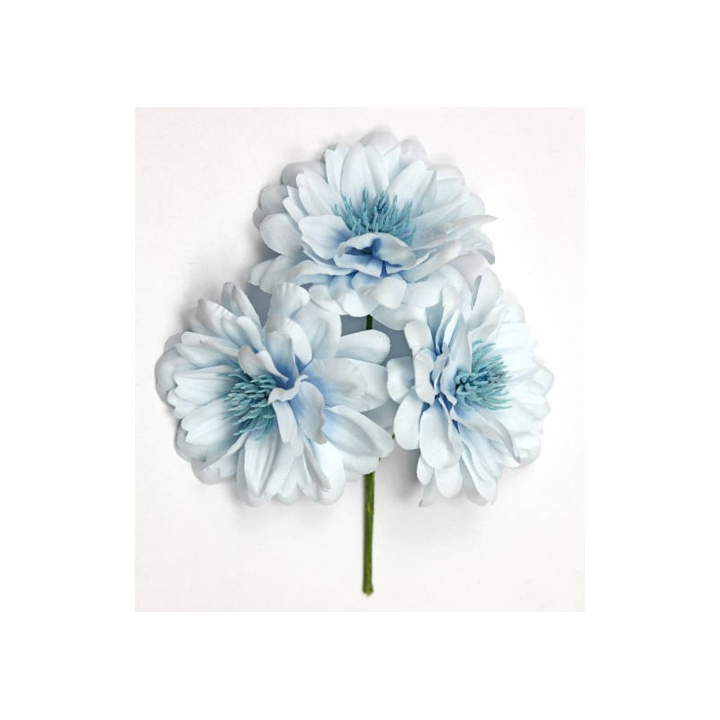 FIORE POSITANO LIGHT BLUE Ø8cm mazzetto 12pz