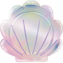 PIATTI PIANI CONCHIGLIA IRID MERMAID SHINE 8pz