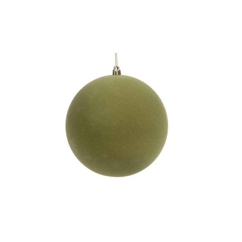 SFERA VERDE VELLUTINO Ø15cm
