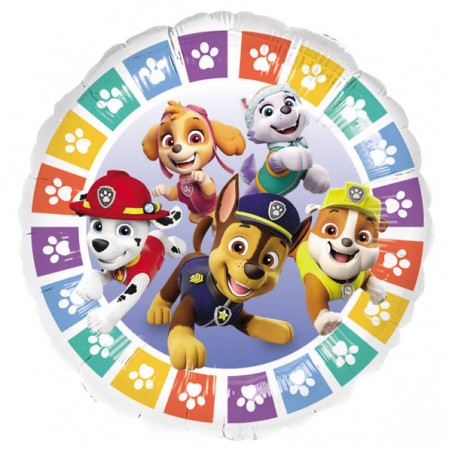 PALLONE MYLAR PAW PATROL MULTI 17 43cm