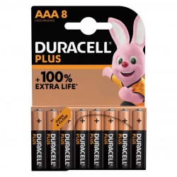 BATTERIE MINISTILO PLUS DURACELL AAA 8pz