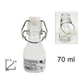 BOTTIGLIETTA C/TAPPO ERMETICO 70ml
