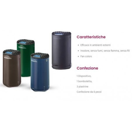 THERMACELL ANTI ZANZARE MINI HALO GRAFITE