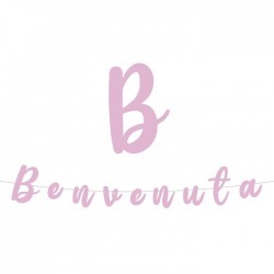 FESTONE BENVENUTA 3mt ROSA
