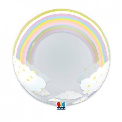 PALLONE BUBBLE RAINBOW 50cm