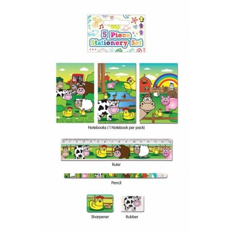 SET SCUOLA 5 PEZZI FATTORIA