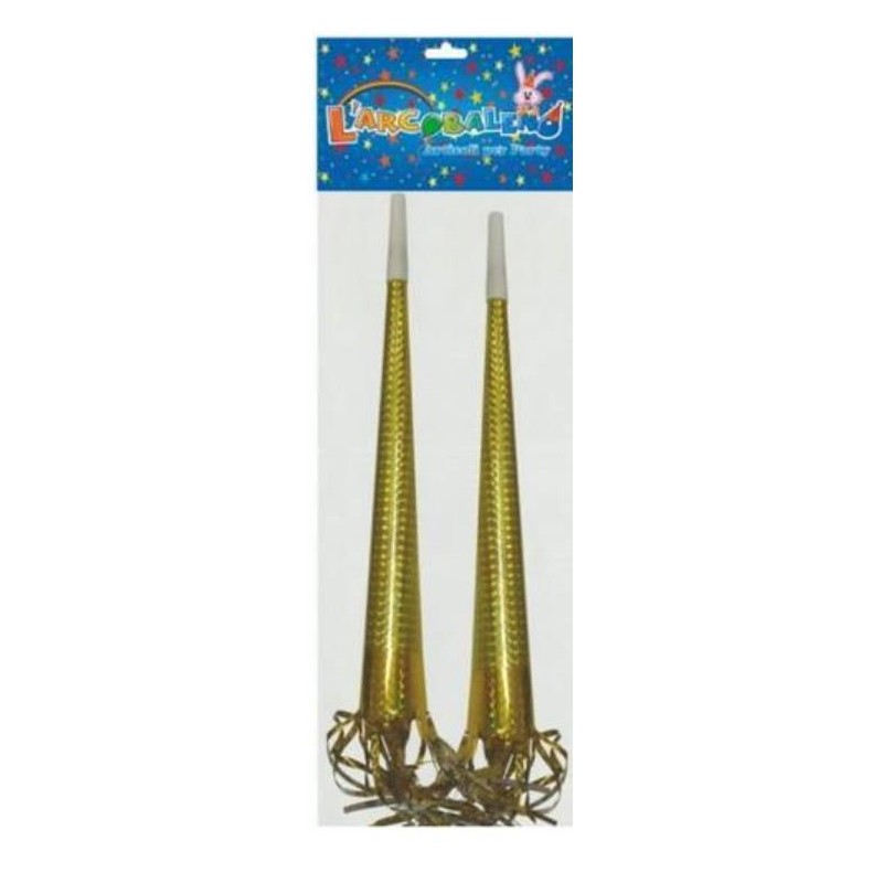 TROMBETTE ORO 36cm 2pz
