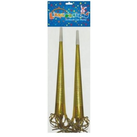 TROMBETTE ORO 36cm 2pz