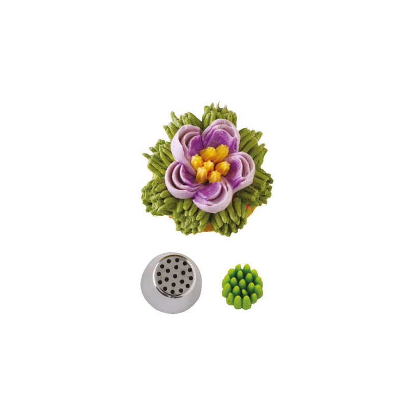 BECCUCCIO INOX DECORA N°8 ERBA E FILI SOTTILI