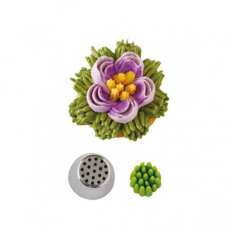 BECCUCCIO INOX DECORA N°8 ERBA E FILI SOTTILI