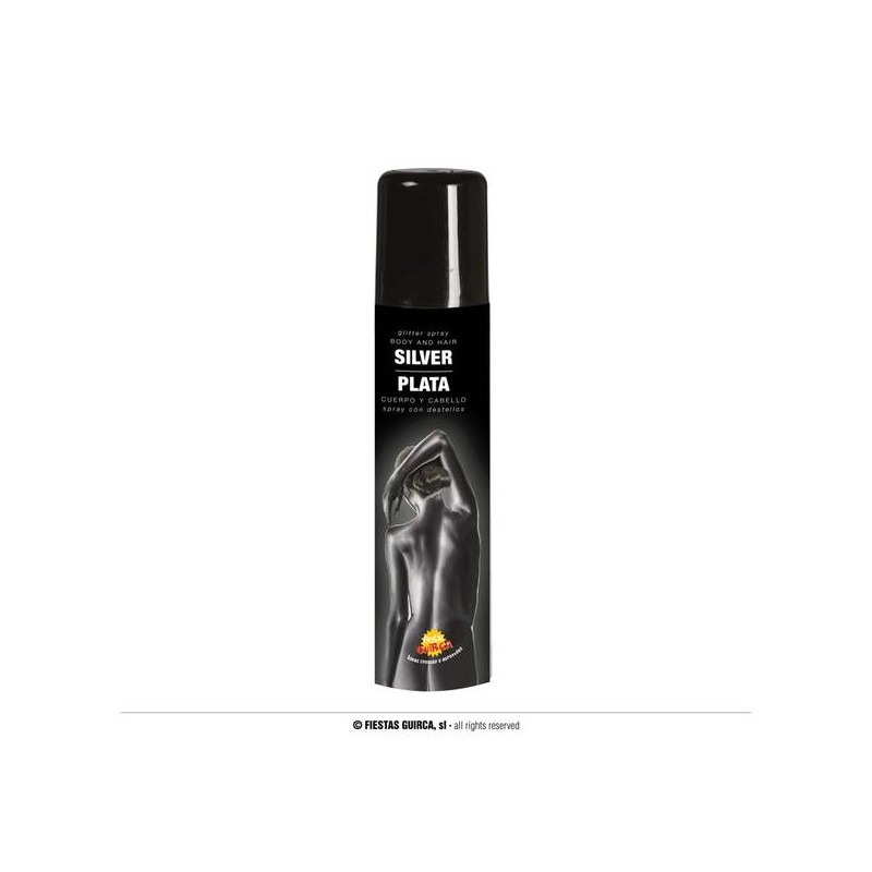 TRUCCO COLORANTE PER CORPO E CAPELLI SPRAY 75ml NERO