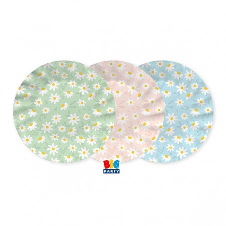 PIATTI PIANI ø20cm MIX DAISY 6pz